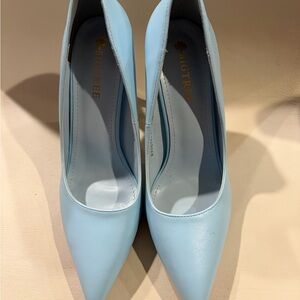 Big Tree Light Blue Women's Heels